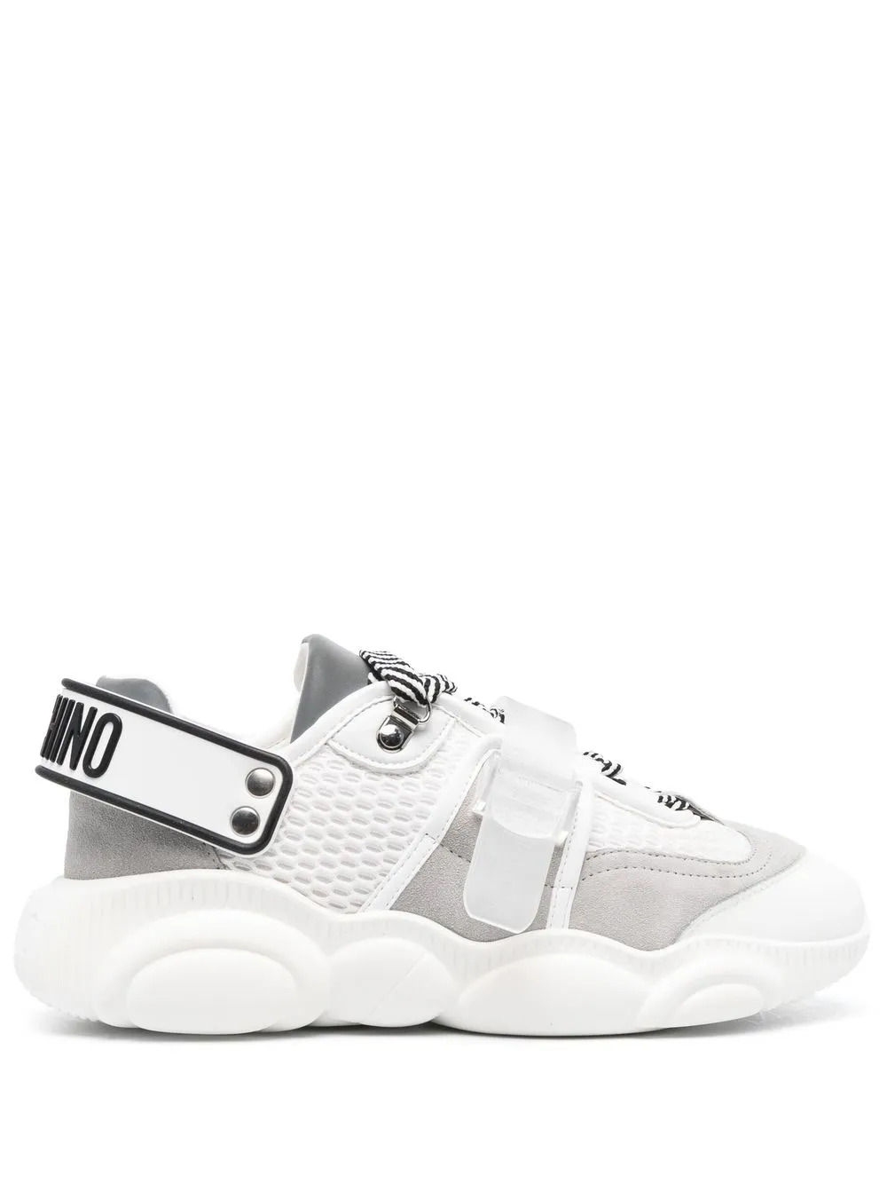 

Moschino chunky lace-up sneakers - White