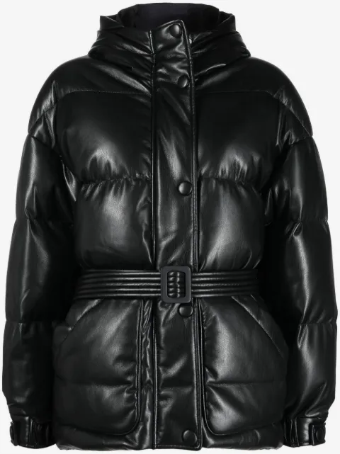 Ienki Ienki Gefütterte Jacke aus Faux-Leder