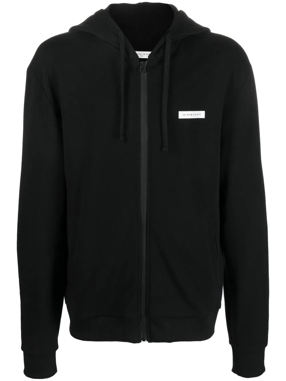 

Ih Nom Uh Nit hoodie con logo estampado en el pecho - Negro