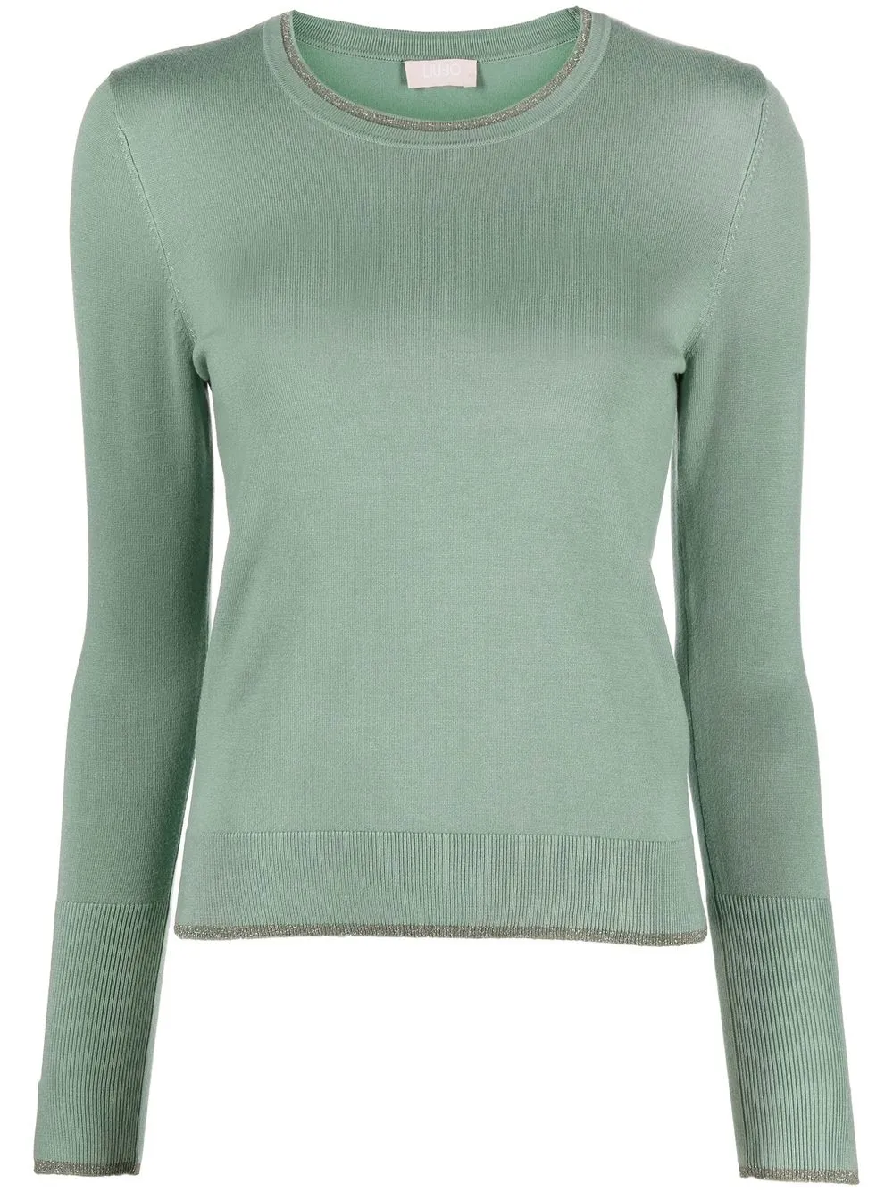 

LIU JO fine-knit long-sleeve jumper - Green