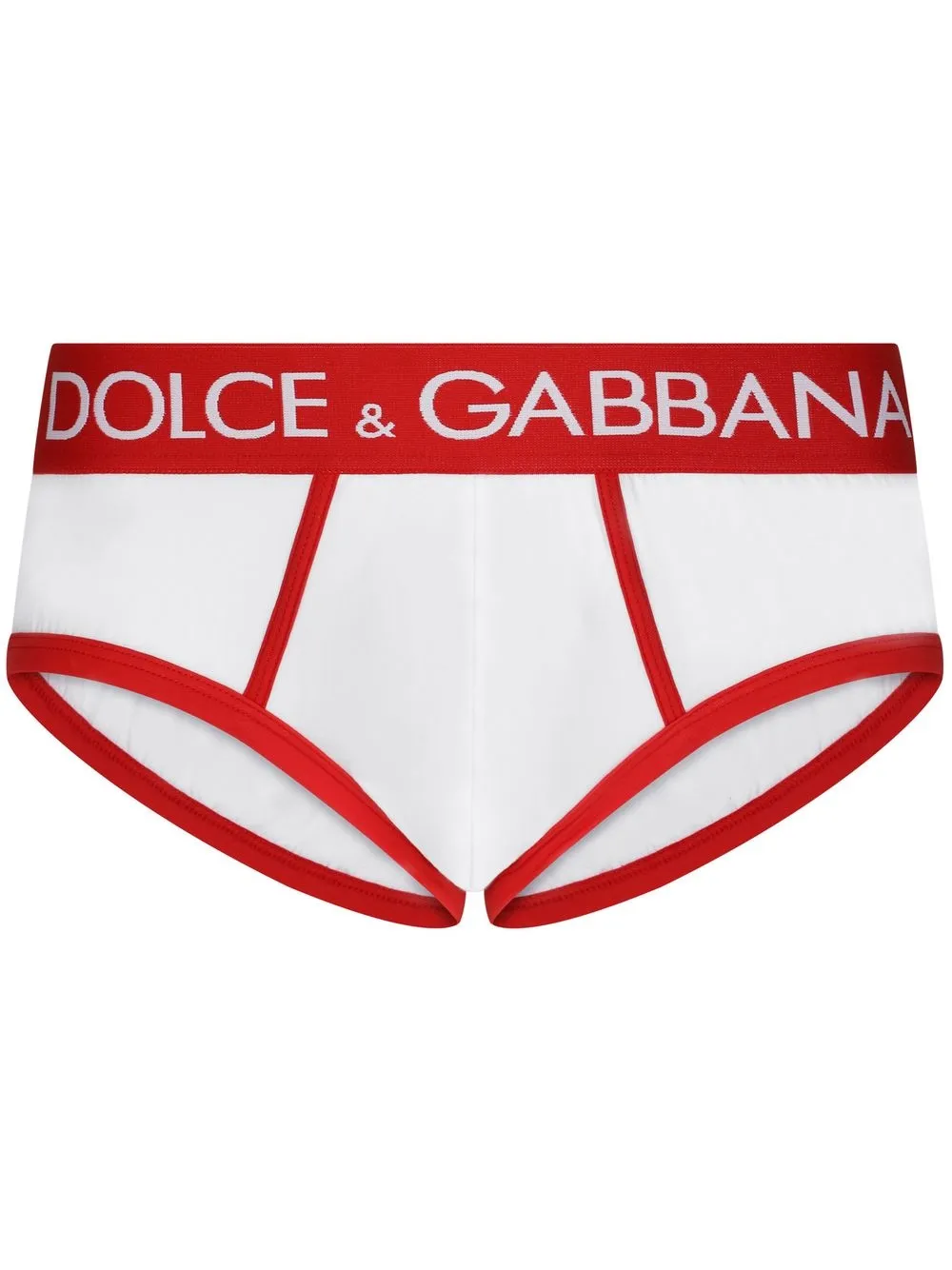 

Dolce & Gabbana calzones con logo en la pretina - Blanco