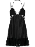 Nensi Dojaka cut-out strappy minidress - Black