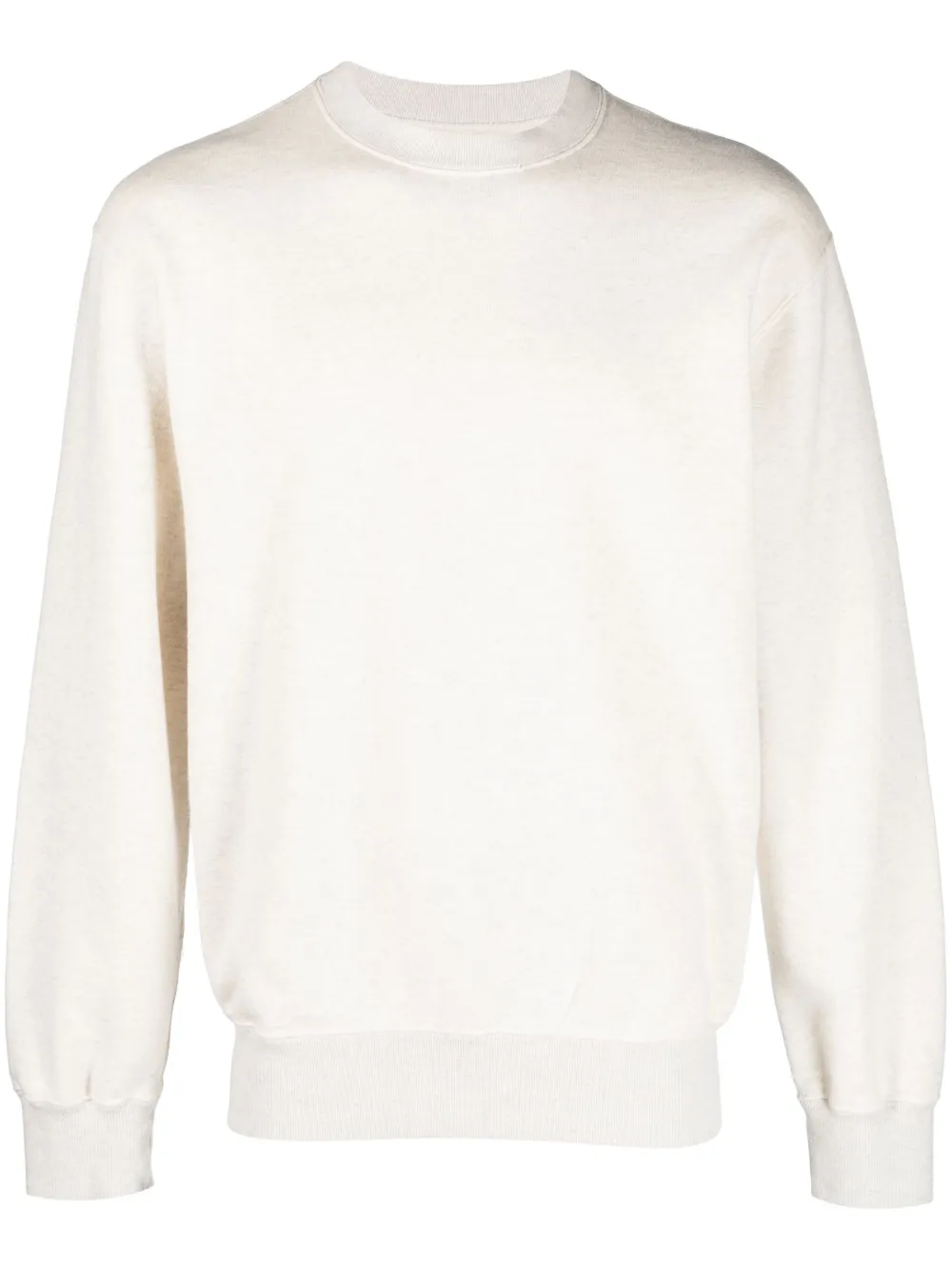 Beams Neutral Cotton Sweatshirt In Neutrals