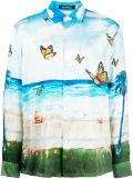 Nahmias Butterfly Beach shirt - Blue