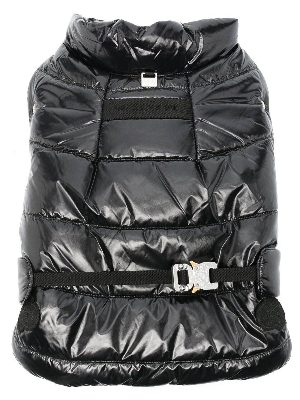 

Moncler Vinyl padded dog-vest - Black