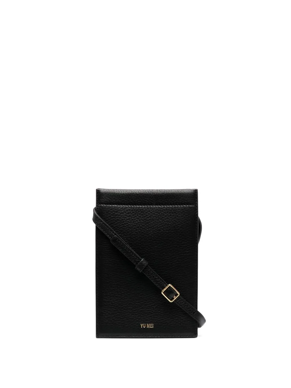 

Yu Mei tote con logo en relieve mini - Negro