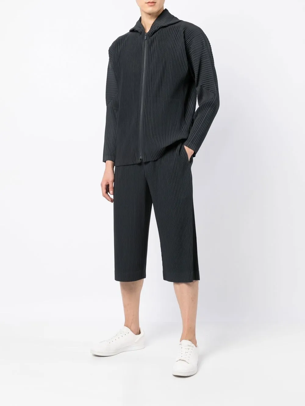 Homme Plissé Issey Miyake tailored pleated shorts | Tailored Shorts | Image 2