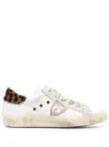 Philippe Model Paris leopard-print heel-counter sneakers - White