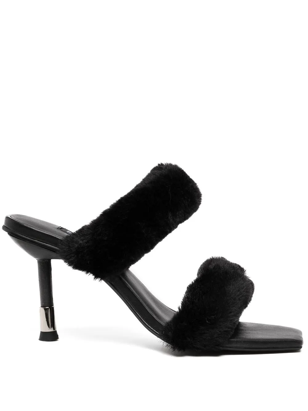 

Senso Quisha faux-shearling sandals - Black