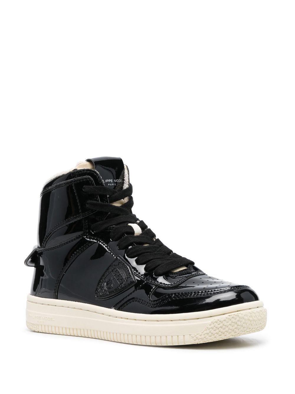 Philippe Model Paris Lyon high-top sneakers - Zwart