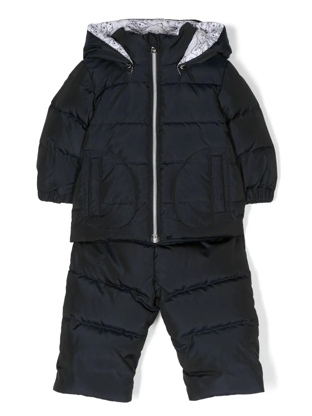 

Herno Kids Taffeta Lucio snowsuit set - Blue