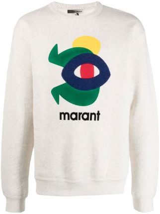 Off-White logo-print long-sleeve Sweatshirt - Farfetch