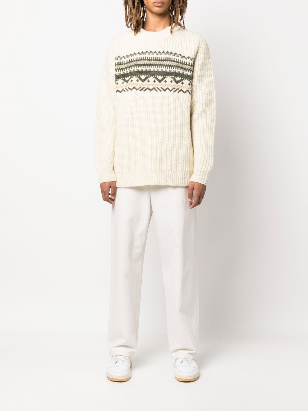 zara fair isle jumper