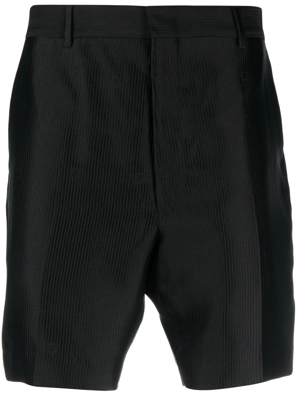 

Fendi shorts de vestir con monograma - Negro