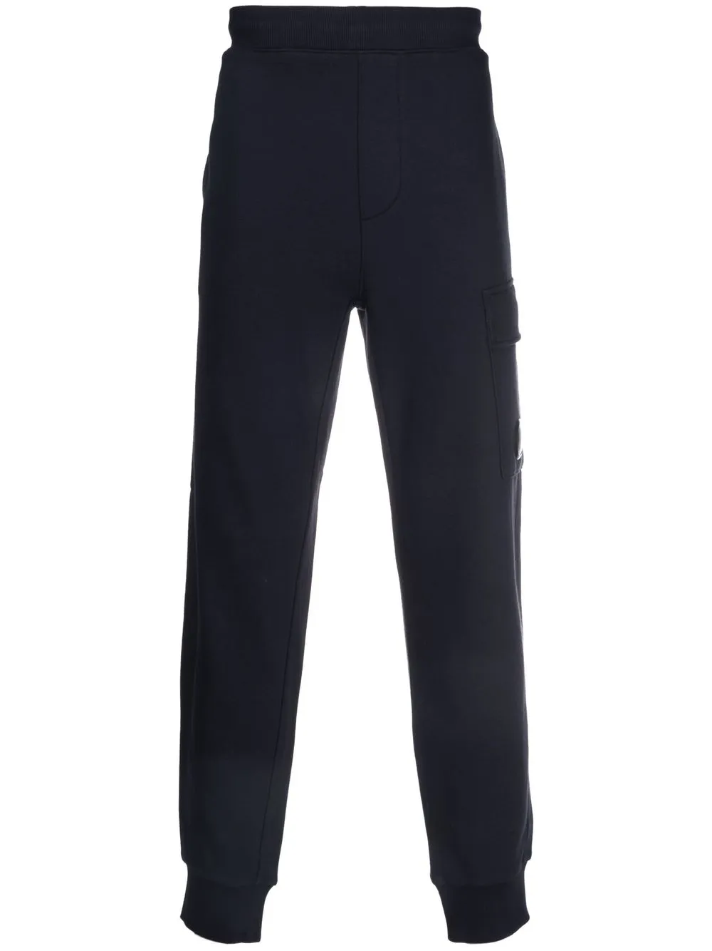 

C.P. Company Lens-detail cargo sweatpants - Blue