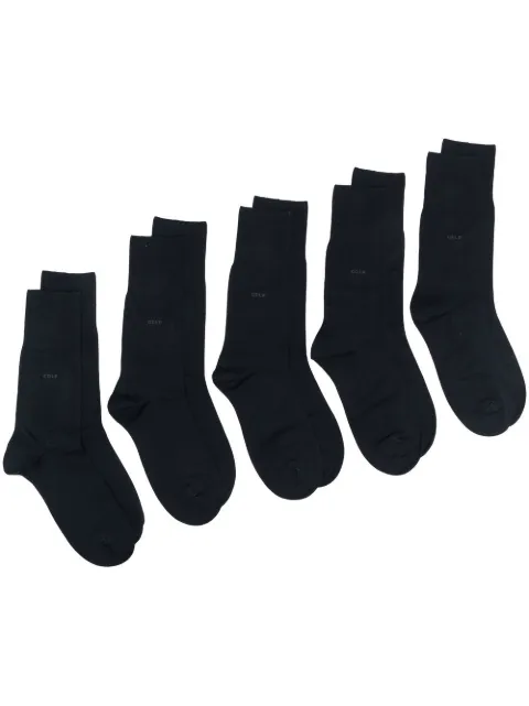 CDLP five-pack ankle sock set