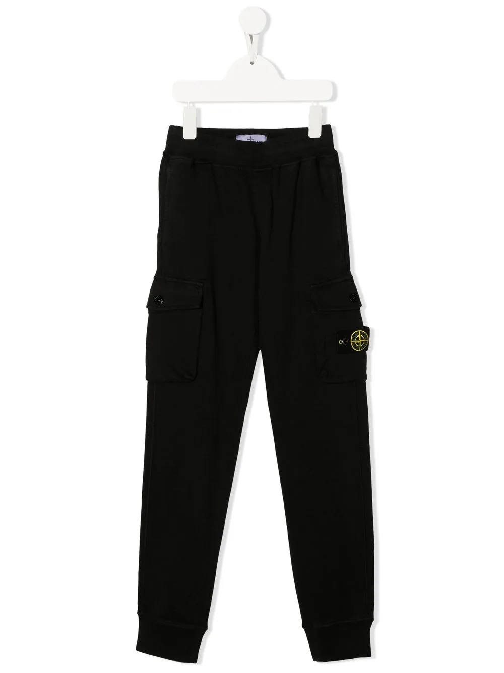 Stone Island Junior Jogginghose mit Logo-Patch | Schwarz | Image 1