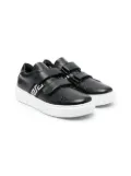Versace Kids touch-strap sneakers - Black