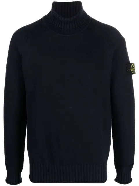 Stone Island suéter Compass con cuello de tortuga