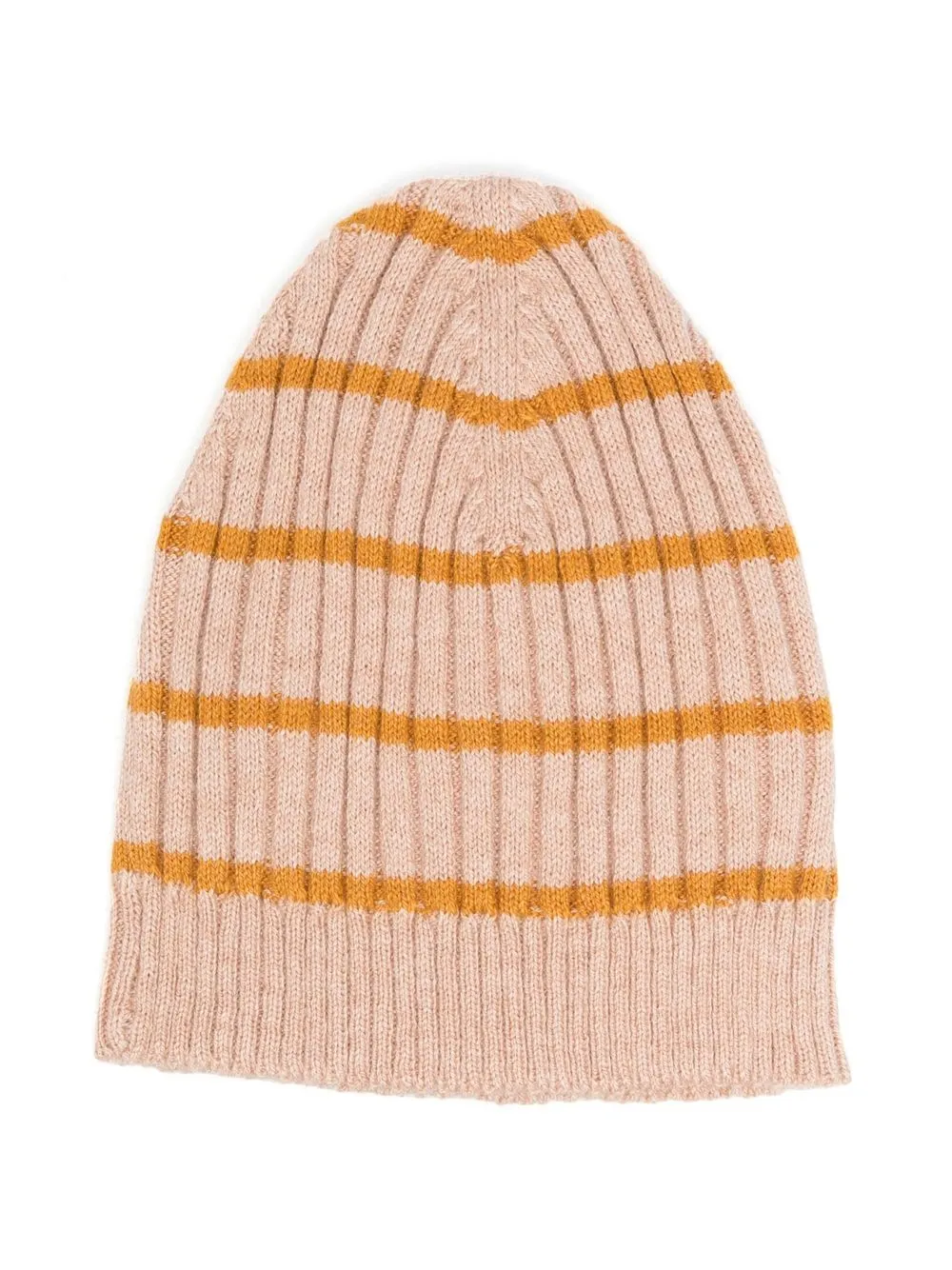 

Molo Nao striped ribbed-knit hat - Neutrals
