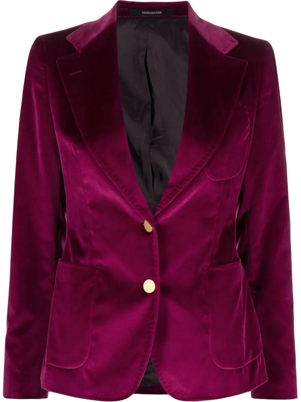 

Tagliatore blazer de terciopelo con botones - Rosado