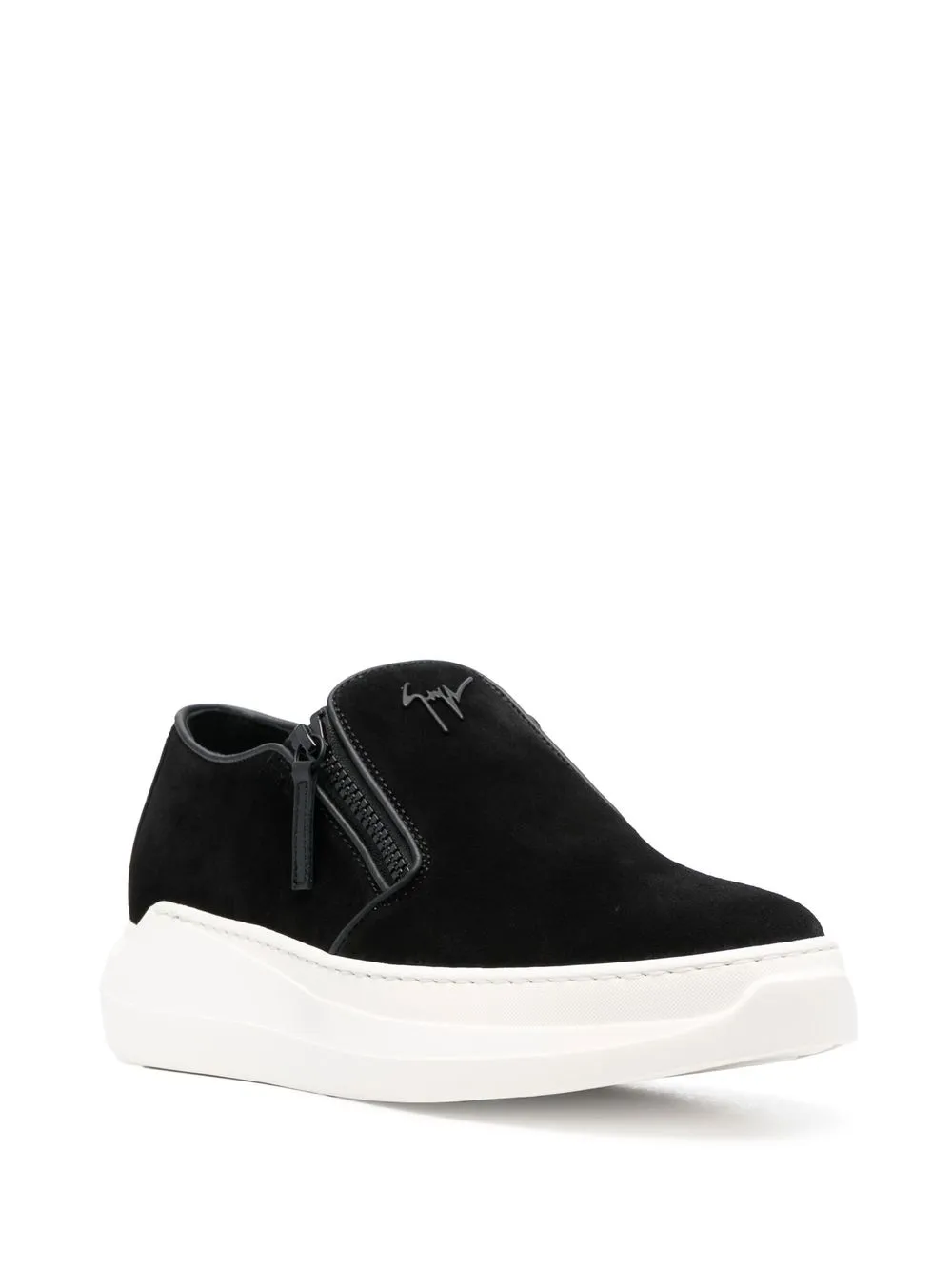 Giuseppe Zanotti Conley sneakers met rits - Zwart