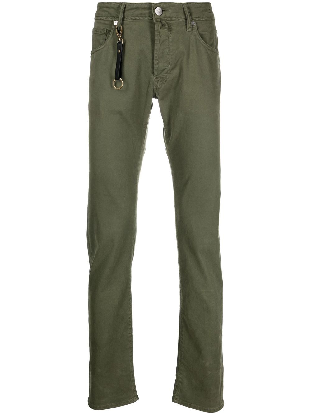 

Incotex pantalones de vestir con dije - Verde