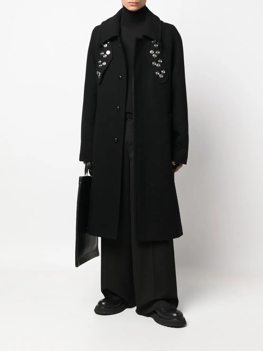 Namacheko single-breasted Stud Coat - Farfetch