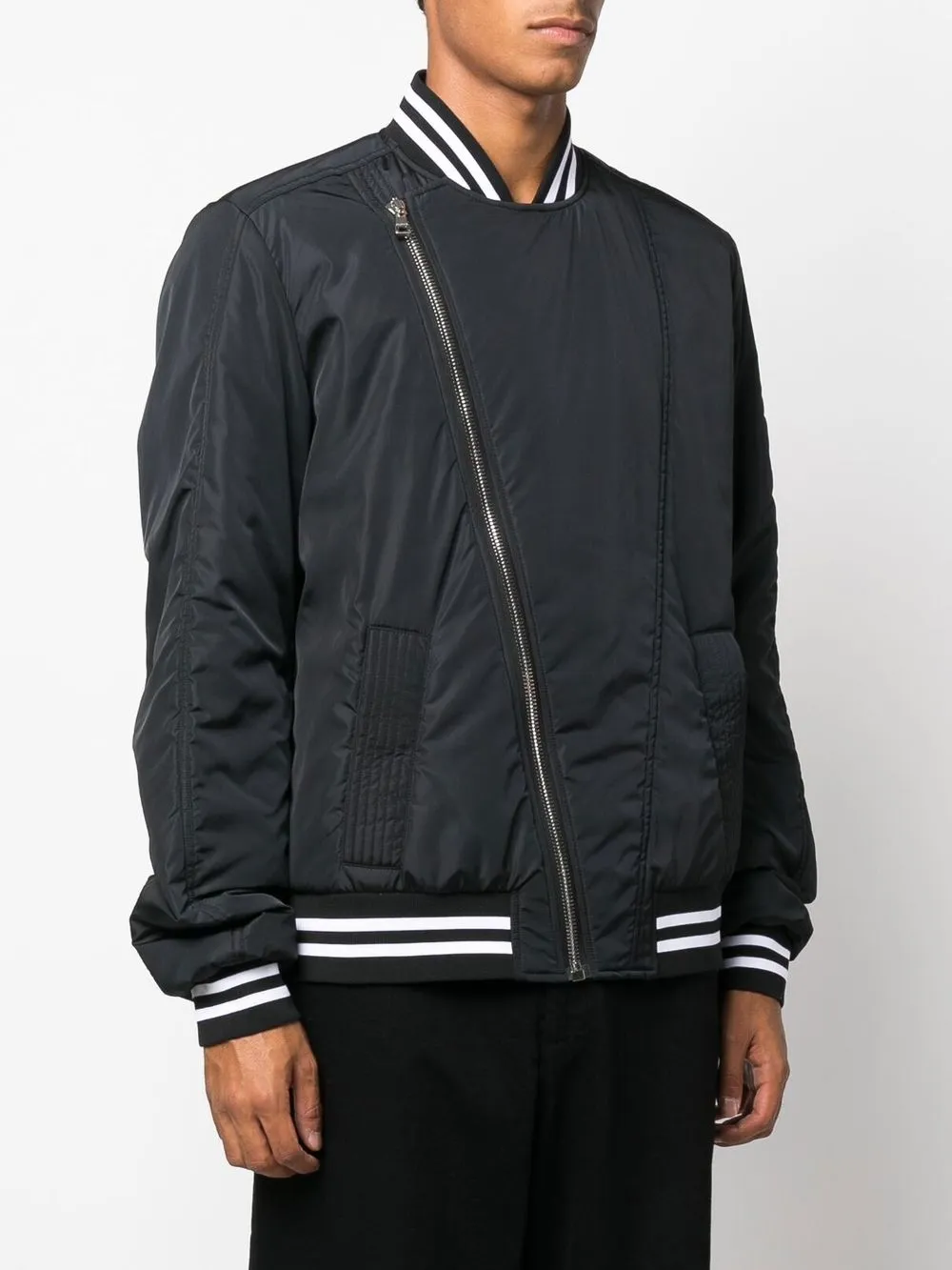 Balmain logo-print Bomber Jacket - Farfetch