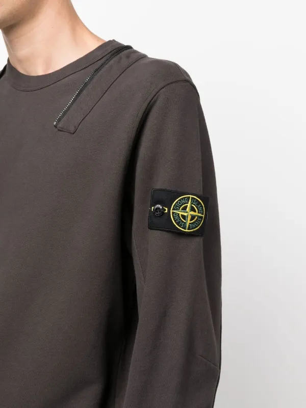 stone island jumper without badge