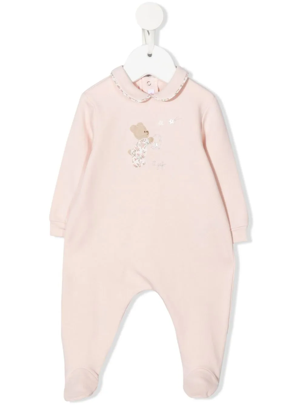 

Il Gufo logo-print babygrow - Pink