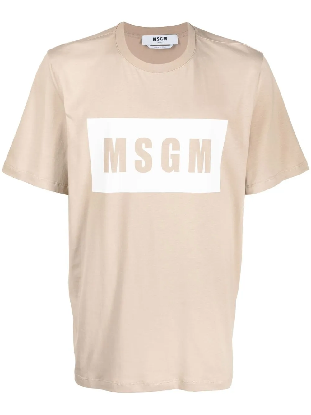 

MSGM playera con logo estampado - Neutro