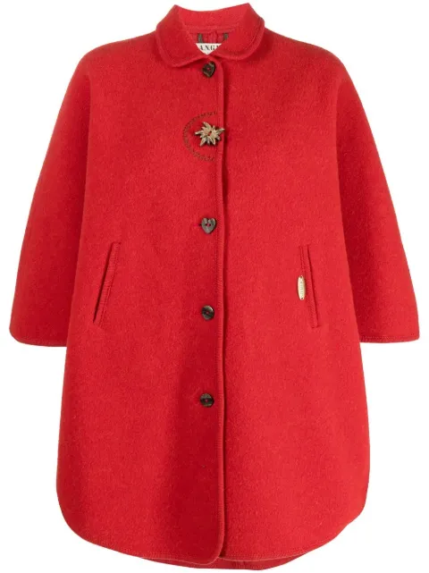 A.N.G.E.L.O. Vintage Cult 1980s buttoned curve-shaped coat