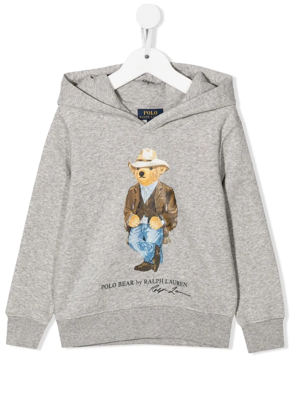 

Ralph Lauren Kids hoodie con motivo Polo Bear - Gris