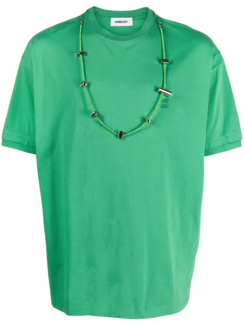 AMBUSH playera Stoppers con manga corta 