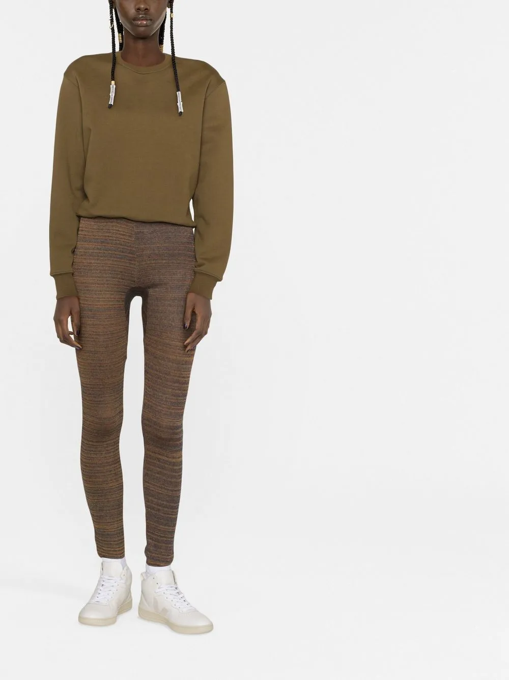 MARANT ÉTOILE Fijngebreide legging - Bruin