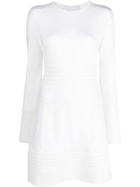 Genny cut out-detail knitted dress