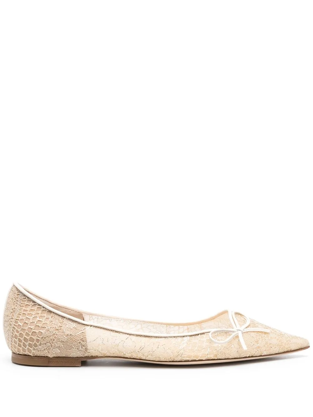 

Jimmy Choo Cibelle ballerina shoes - Neutrals