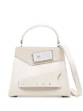 Maison Margiela Snatched leather shoulder bag - Neutrals
