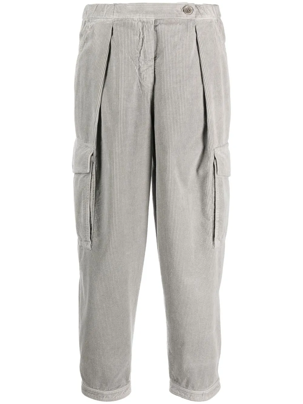 

ASPESI corduroy cropped pants - Grey