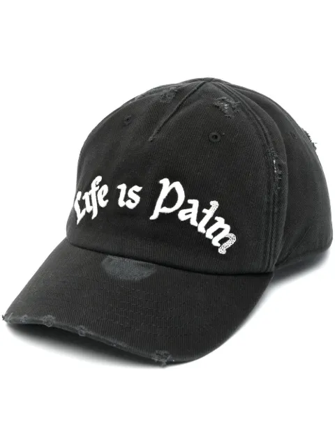 Palm Angels distressed baseball cap