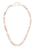 Hatton Labs pearl chain necklace - Pink