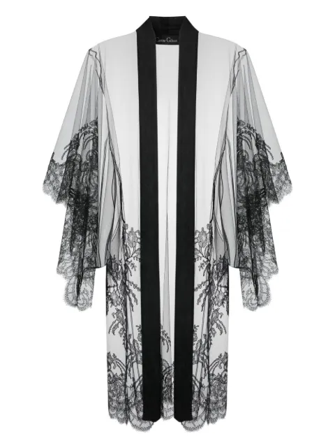 Carine Gilson tulle illusion robe