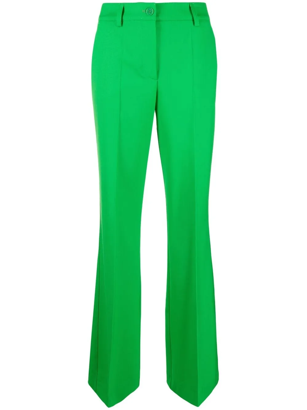 

P.A.R.O.S.H. pantalones de vestir con tiro alto - Verde