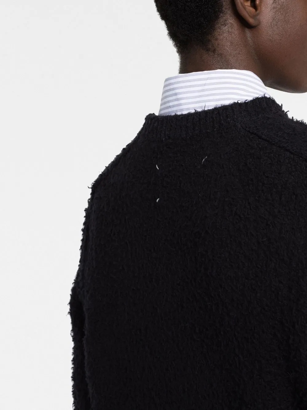 Maison Margiela four-stitch Brushed Jumper - Farfetch