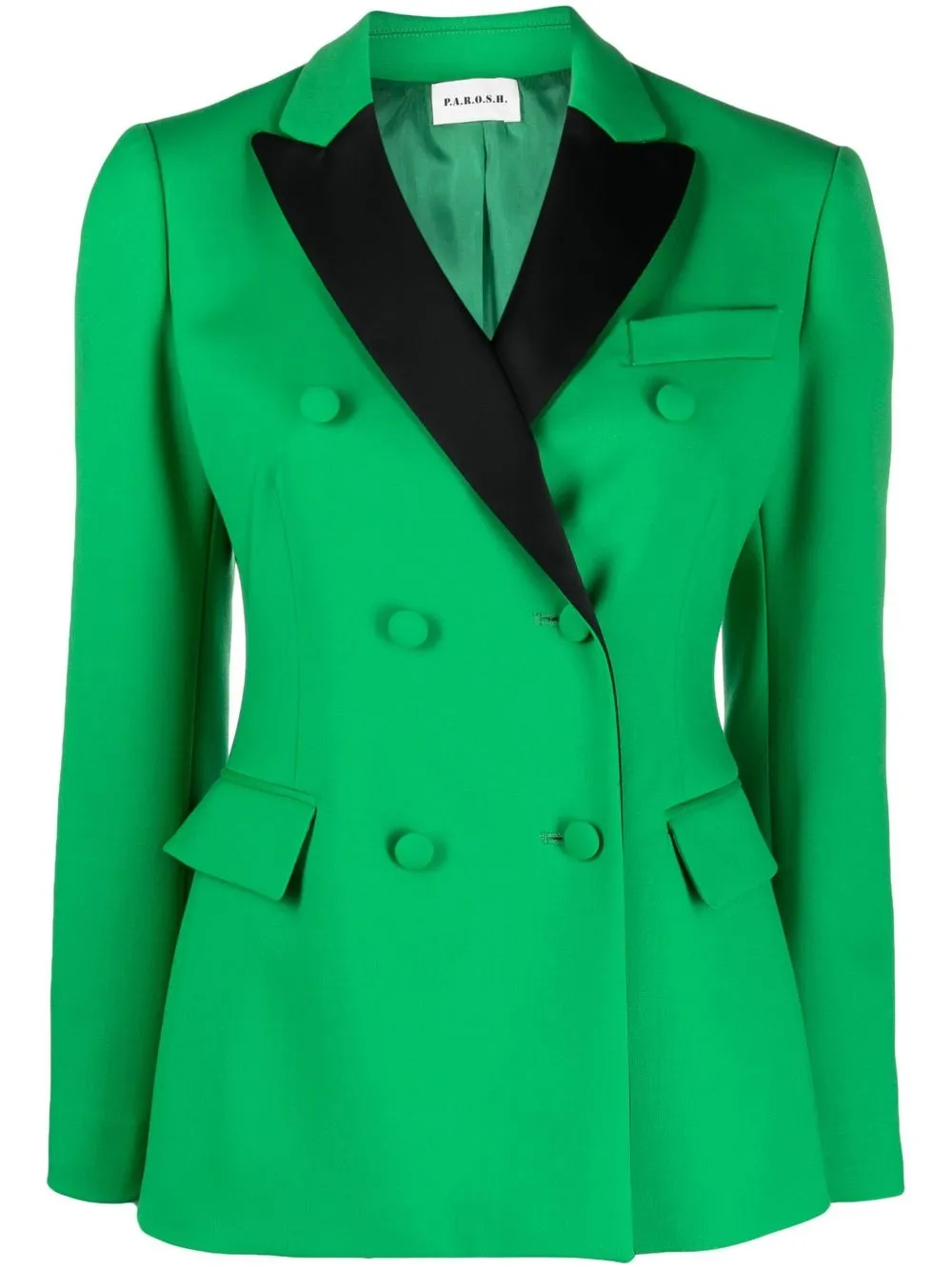 

P.A.R.O.S.H. two-tone double-breasted blazer - Green