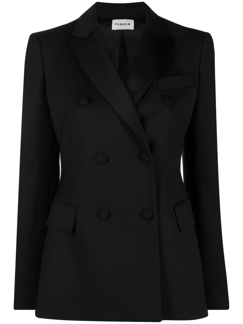 

P.A.R.O.S.H. double-breasted tailored blazer - Black