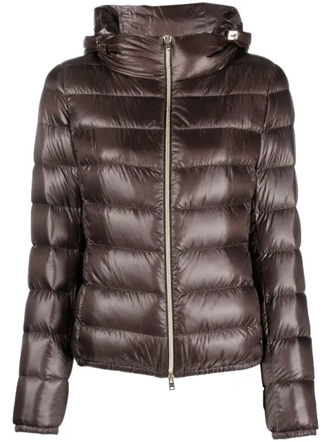 Herno high-shine puffer jacket
