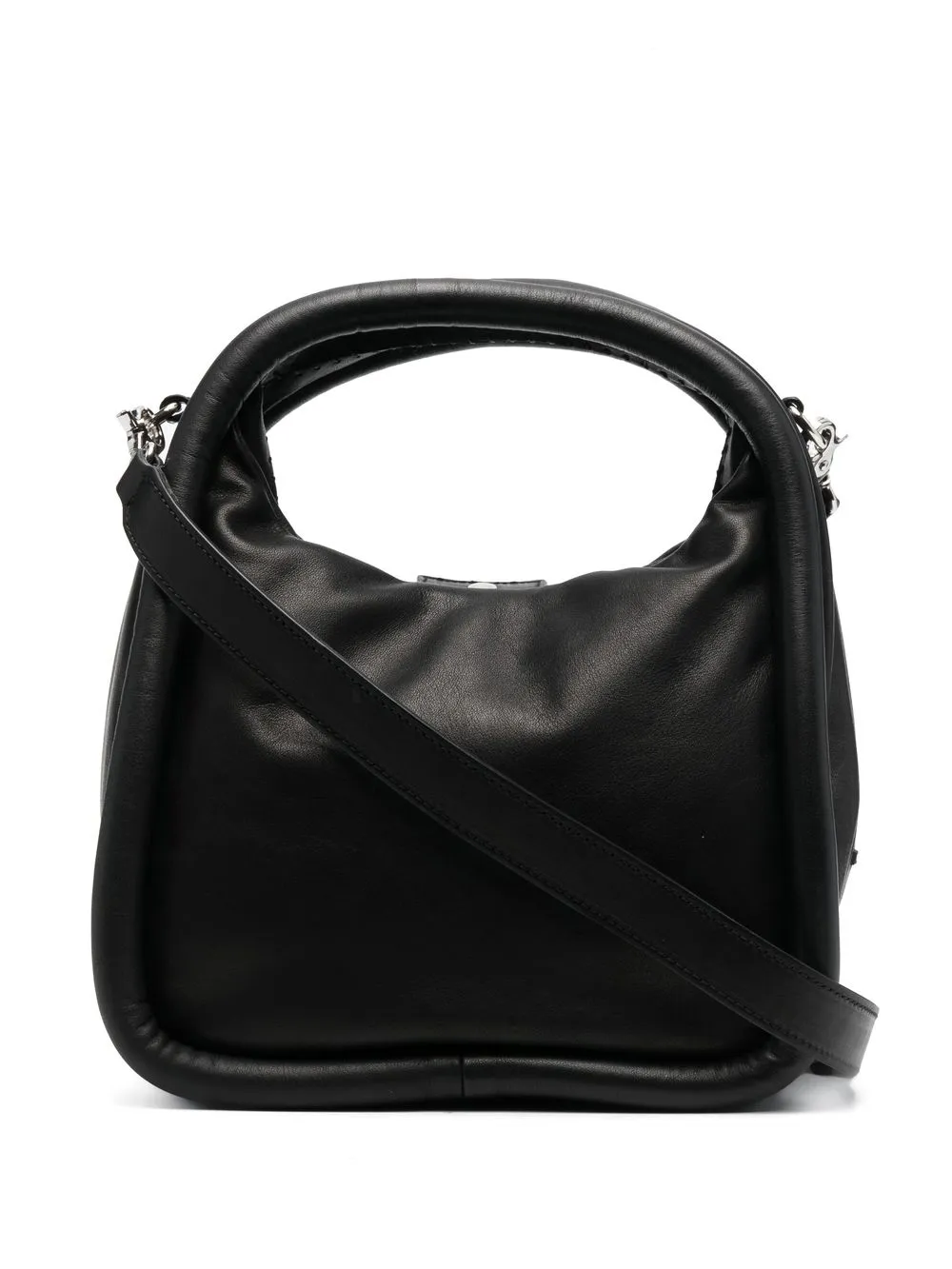 

Vic Matie Lilibeth maxi-piping tote bag - Black