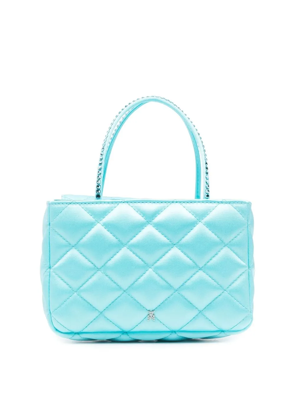 

Amina Muaddi Amini Betty quilted mini bag - Blue